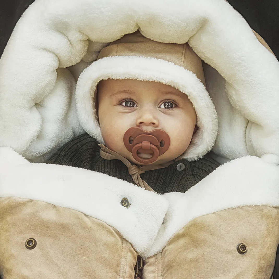 Babymössa Vintage Varmfodrad - Alcantara