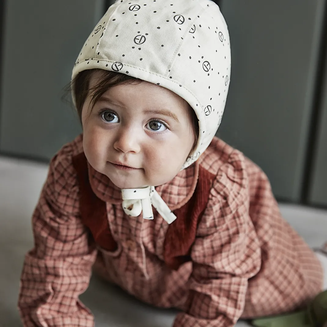 Babymössa Vintage Varmfodrad - Monogram