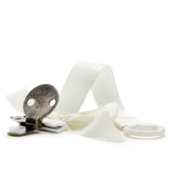 Binky Bloom Napp & Napphållare Set - Vanilla White