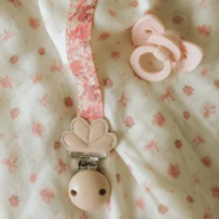 Binky Bow Silikon 0-6 m - Misty Pink
