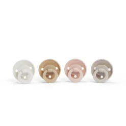 Binky Bundle Silikon 0-6 m - Powder Pink
