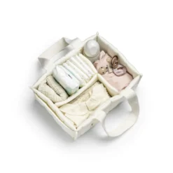 Diaper Caddy Set - Creamy White
