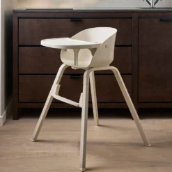 Elodie GRACE Barnstol & Babysitter Set - Vanilla White