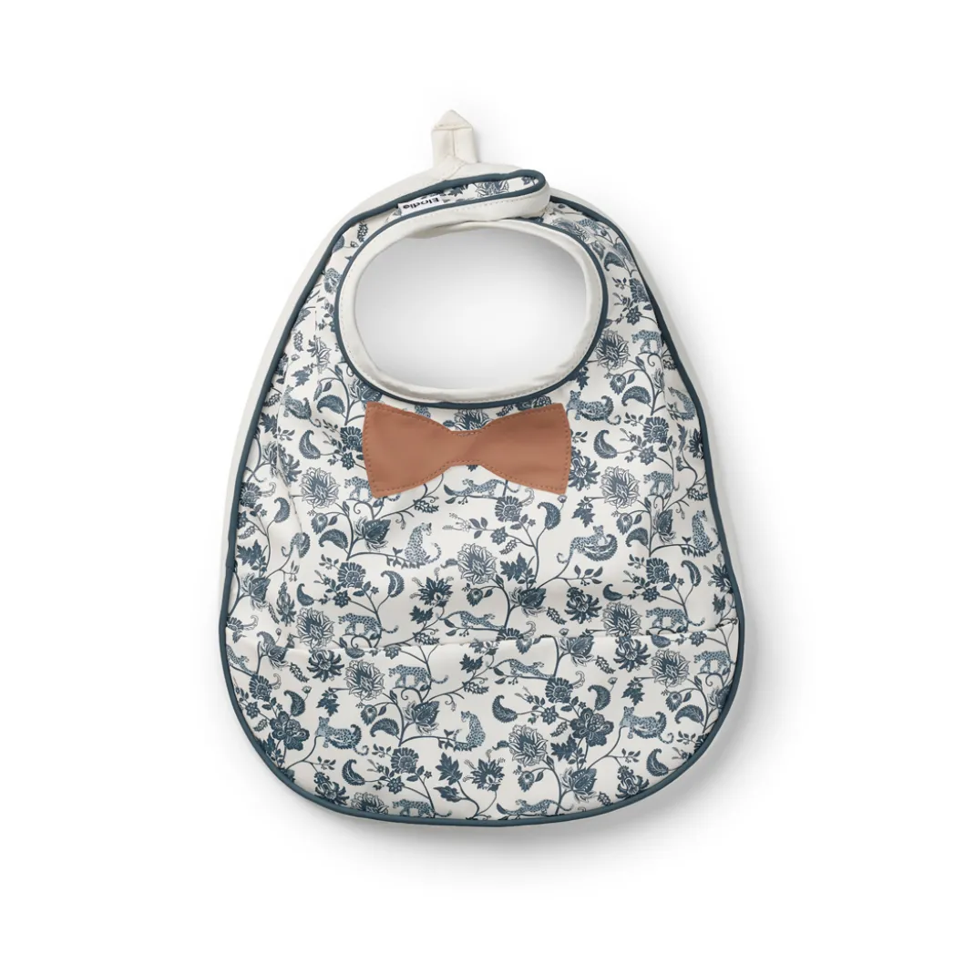 Haklapp & Silikonskål Set - Garden Leo Toile